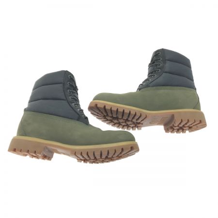  Timberland ティンバーランド プレミアム パファーブーツ A1URB Ａ2898 カーキ×ブラック