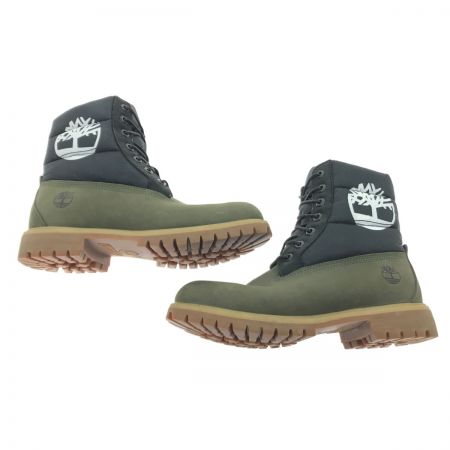  Timberland ティンバーランド プレミアム パファーブーツ A1URB Ａ2898 カーキ×ブラック
