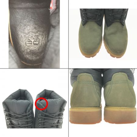  Timberland ティンバーランド プレミアム パファーブーツ A1URB Ａ2898 カーキ×ブラック