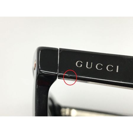  GUCCI グッチ アイウエア ユニセックス ウェリントン型 セルフレーム  GG0182S ブラック
