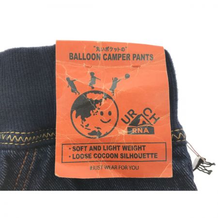  URCH RNA パンツ デニム ジーンズ 丸いポケットのバルーンキャンンパーパンツ R4029