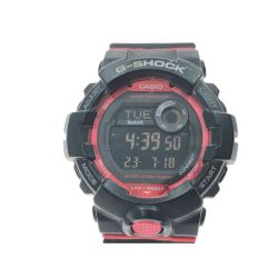 ▼▼ CASIO カシオ メンズ腕時計 クオーツ デジタル G-SHOCK Gショック ジー・スクワッド GBD-800 レッド×ブラック Bランク
