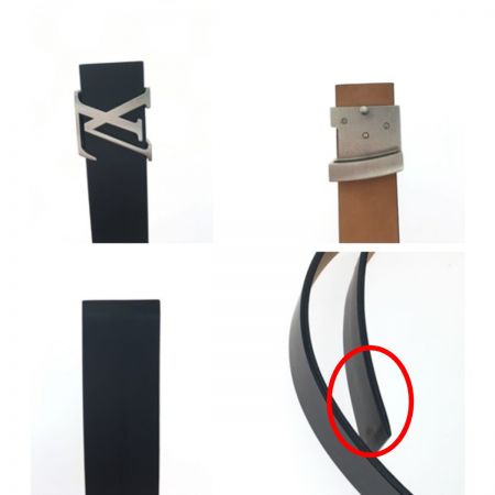  LOUIS VUITTON ルイヴィトン ベルト 85/34 LB 0025 ブラック