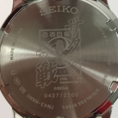 SEIKO セイコー クォーツ サクラ大戦 25周年記念 木箱付属 7N43-HAH0｜中古｜なんでもリサイクルビッグバン