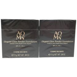 ▼▼ KOSE コーセー 送料無料！コスメデコルテ AQ MW エレガントグロウ パウダーファンデーション  301 レフィル 2個セット Nランク