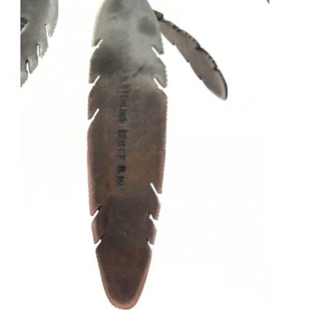  Harvey Mace フェザーネックレス 現状渡し フェザーSTERLING 12KGF H.MECE