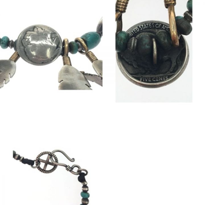 Harvey Mace フェザーネックレス 現状渡し フェザーSTERLING 12KGF H