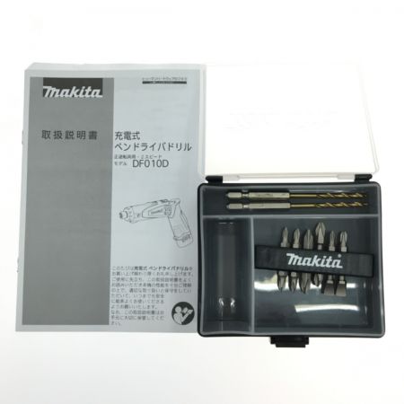 MAKITA マキタ 充電式ペンドライバドリル 充電器・充電池1個・ケース付属 DF010D グリーン
