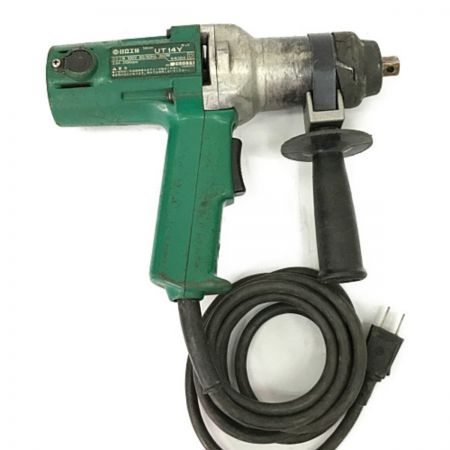  HITACHI 日立 インパクトレンチ タッパ チャック部分破損有 UT14Y グリーン