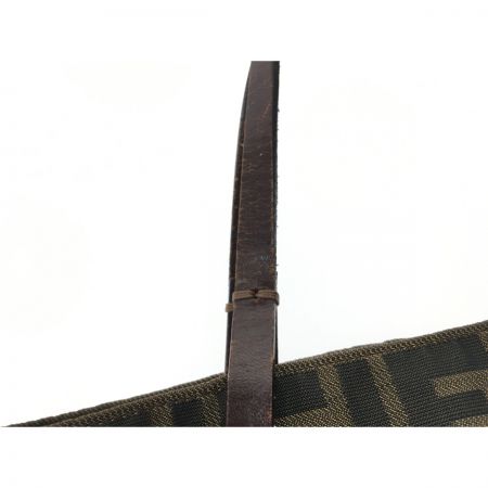  FENDI フェンディ ズッカ柄 ミニバッグ ミニトート  26598 ブラウン