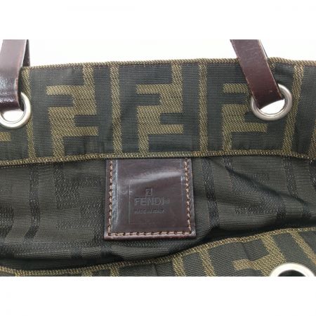  FENDI フェンディ ズッカ柄 ミニバッグ ミニトート  26598 ブラウン