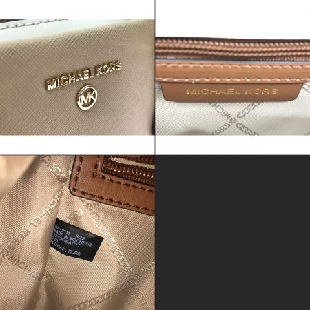  MICHAEL KORS マイケルコース ショルダーバッグ 32S2G6AC1T251 ベージュ×ブラウン