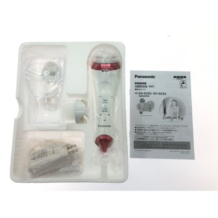  Panasonic パナソニック 洗顔美容器 濃密泡エステ 皮脂ケア美顔器  EH-SC63 ピンク