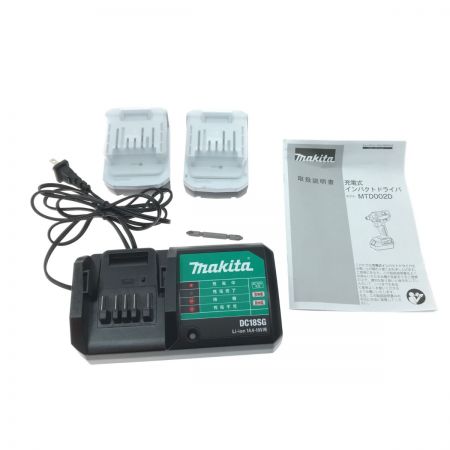 MAKITA マキタ 充電式インパクトドライバ 18V MTD002DX1 グリーン
