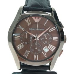 ▼▼ EMPORIO ARMANI エンポリオアルマーニ メンズ腕時計 クオーツ クロノグラフ デイト AR1609 Bランク