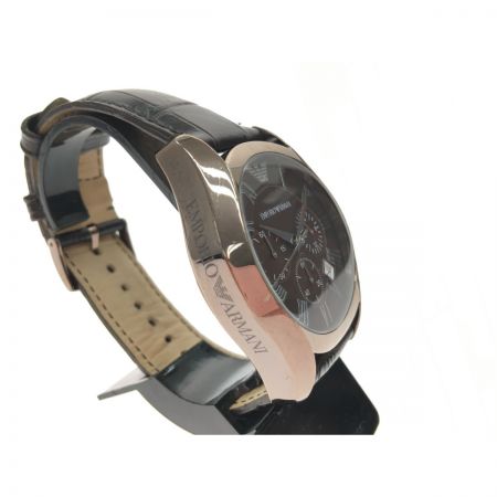  EMPORIO ARMANI エンポリオアルマーニ メンズ腕時計 クオーツ クロノグラフ デイト AR1609