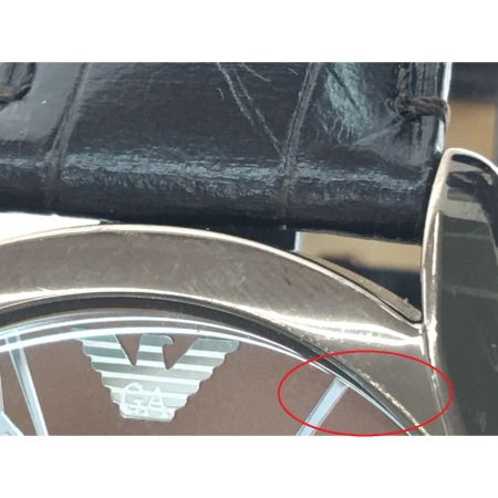  EMPORIO ARMANI エンポリオアルマーニ メンズ腕時計 クオーツ クロノグラフ デイト AR1609