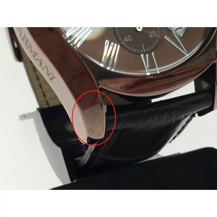 中古】 EMPORIO ARMANI エンポリオアルマーニ メンズ腕時計 クオーツ クロノグラフ デイト AR1609｜総合リサイクルショップ  なんでもリサイクルビッグバン オンラインストア