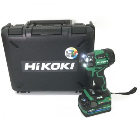  HiKOKI ハイコーキ インパクトドライバ ケース・バッテリー・充電器付属 WH36DC グリーン
