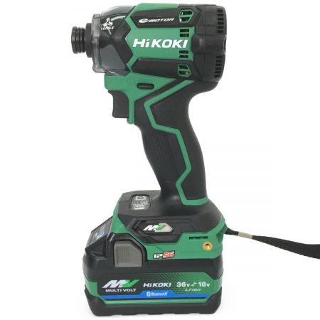  HiKOKI ハイコーキ インパクトドライバ ケース・バッテリー・充電器付属 WH36DC(2XPS) グリーン