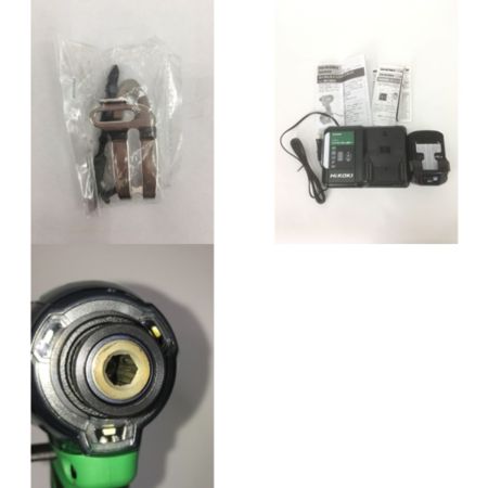  HiKOKI ハイコーキ インパクトドライバ ケース・バッテリー・充電器付属 WH36DC(2XPS) グリーン