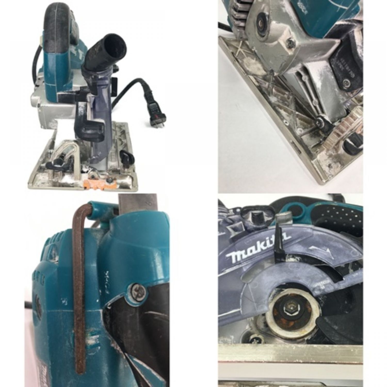 中古】 MAKITA マキタ 125ｍｍ防じん丸のこ コード補修痕有 KS5200FX