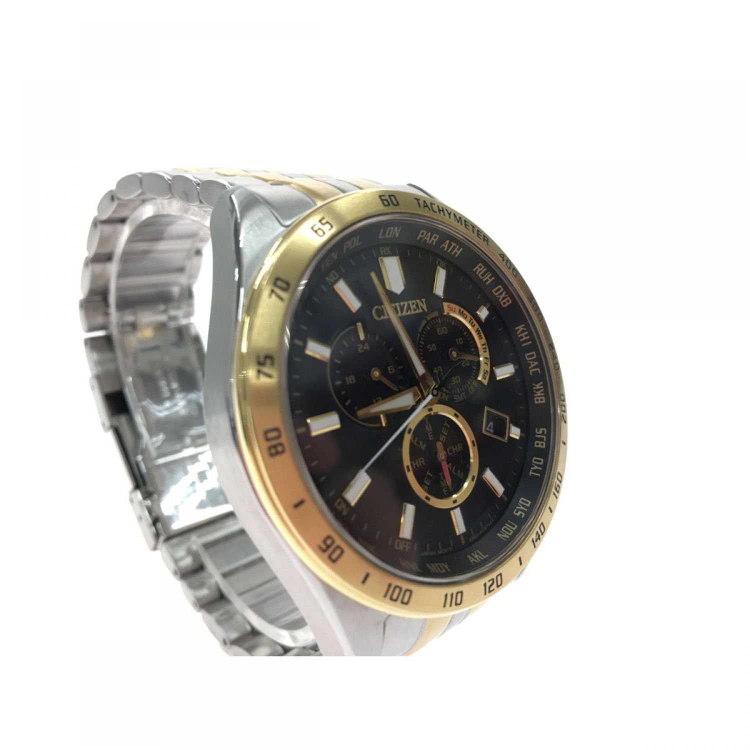 中古】 CITIZEN シチズン メンズ腕時計 電波ソーラー エコドライブ