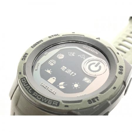  ＧＡＲＭＩＮ GARMIN ガーミン Instinct Tactical Dual Power Moss 010-02293-48