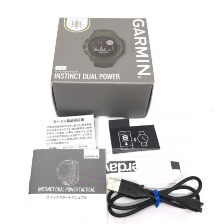  ＧＡＲＭＩＮ GARMIN ガーミン Instinct Tactical Dual Power Moss 010-02293-48