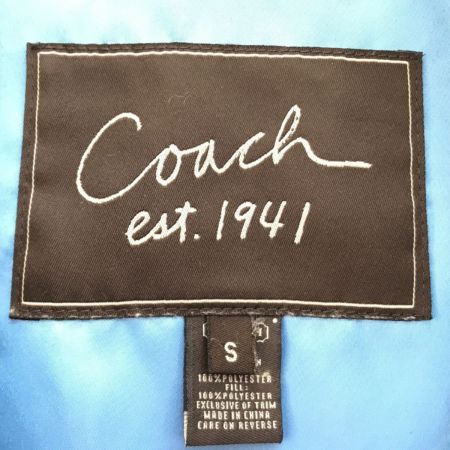   COACH コーチ キルティングジャケット SIZE S ブラウン Cランク