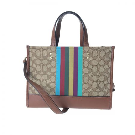  COACH コーチ レディース 2WAYバッグ デンプシー キャリオール シグネチャー C5794 ブラウン