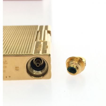  S.T.Dupont エステーデュポン ギャッツビー ダイヤモンド ヘッドカット ローラー ガスライター 18260 ゴールド