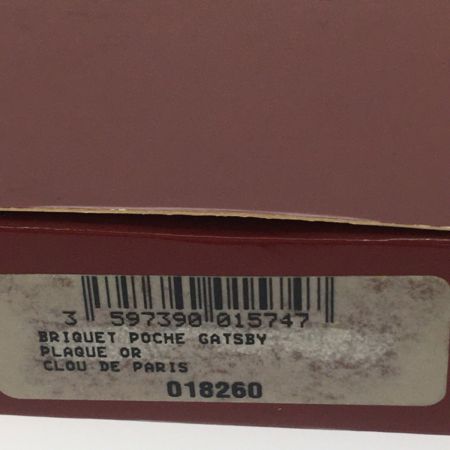  S.T.Dupont エステーデュポン ギャッツビー ダイヤモンド ヘッドカット ローラー ガスライター 18260 ゴールド