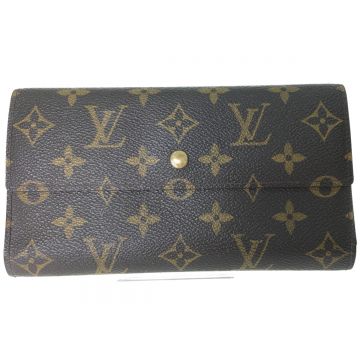 中古】 LOUIS VUITTON ルイヴィトン 三つ折り長財布 モノグラム ポルト トレゾール インターナショナル M61215｜総合リサイクルショップ  なんでもリサイクルビッグバン オンラインストア