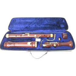 ▼▼ YAMAHA ヤマハ Bass Recorder バスリコーダー メープル（楓） 専用ケース付 YRB-42 Bランク