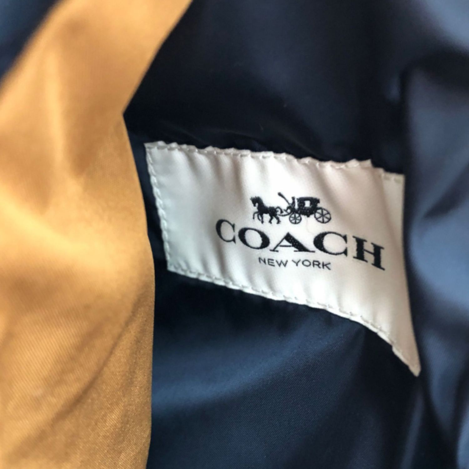 中古】 COACH コーチ ジャケット ナイロンジャケット サイズ表記タグ