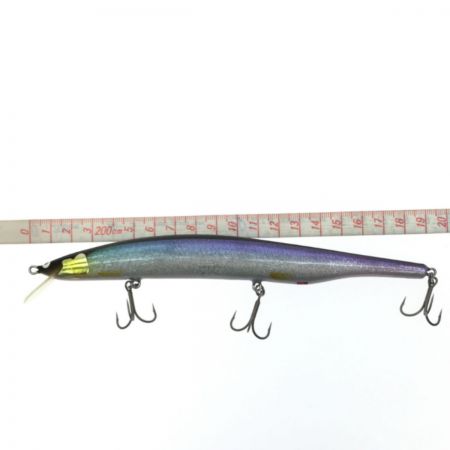  WooDream ウッドリーム 木夢 釣りルアー トラウトミノー アルボル180F 27g シルバー x パープル