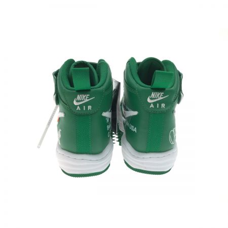  NIKE ナイキ オフホワイト エアフォース1 ミッド SP LTHR パイングリーン DR0500-300