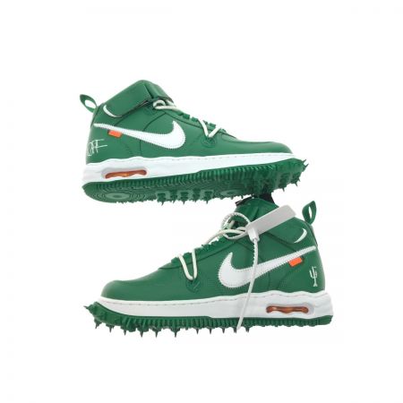  NIKE ナイキ オフホワイト エアフォース1 ミッド SP LTHR パイングリーン DR0500-300
