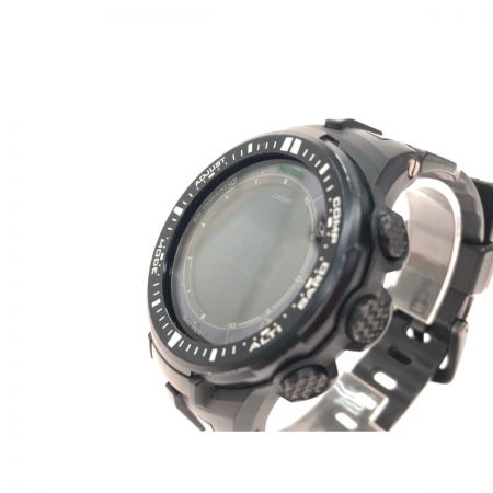  CASIO カシオ メンズ腕時計 ソーラー充電 PRO TREK プロトレック  PRW-3000 ブラック 