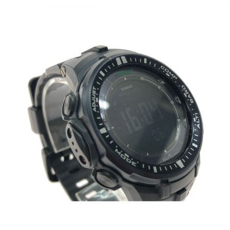  CASIO カシオ メンズ腕時計 ソーラー充電 PRO TREK プロトレック  PRW-3000 ブラック 