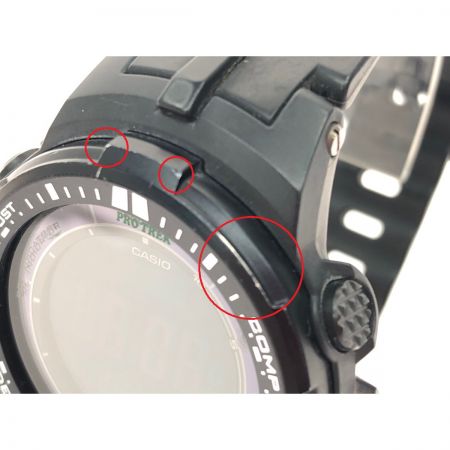  CASIO カシオ メンズ腕時計 ソーラー充電 PRO TREK プロトレック  PRW-3000 ブラック 
