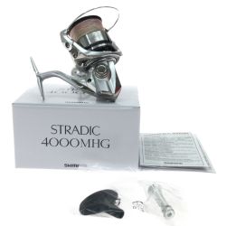 ▼▼ SHIMANO シマノ スピニングリール 19STRADIC ストラディック 箱付 4000MHG シルバー Aランク