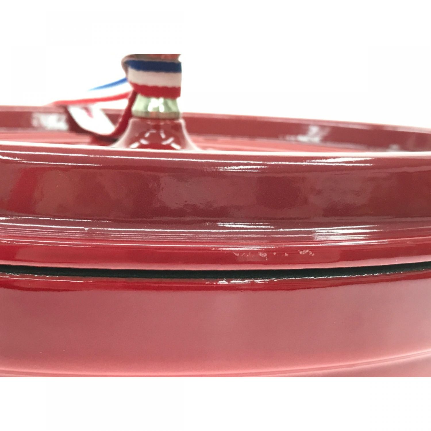 中古】 STAUB ストウブ ココット オーバル チェリー 40509-830 23cm S