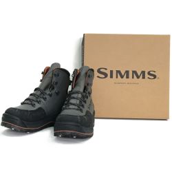 ▼▼ SIMMS シムズ フィッシングブーツ 27cm  ウェーディングシューズ 外箱付属 12022-042-09 グレー Aランク