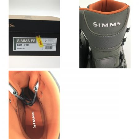  SIMMS シムズ フィッシングブーツ 27cm  ウェーディングシューズ 外箱付属 12022-042-09 グレー