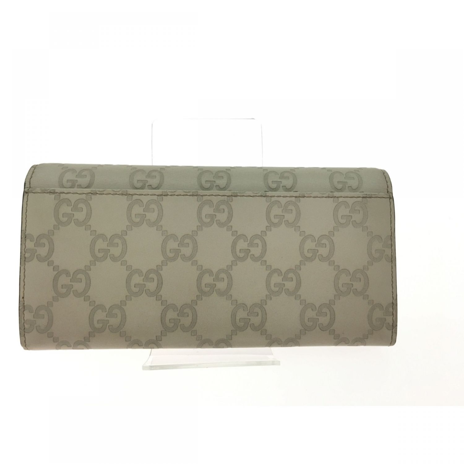 中古】 GUCCI グッチ メンズ 二つ折り長財布 グッチシマ 146229