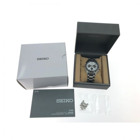 SEIKO セイコー メンズ腕時計 プロスペック スピードマスター クロノグラフ デイト ソーラー充電 V192-0AF0