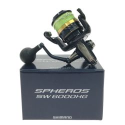 ▼▼ SHIMANO シマノ スピニングリール SPHEROS スフェロス 箱付属 SW6000HG Bランク