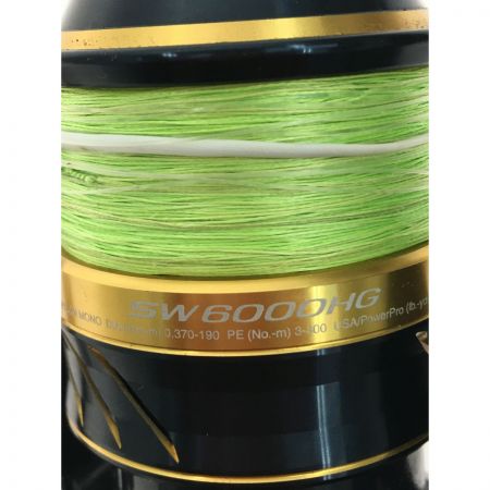  SHIMANO シマノ スピニングリール SPHEROS スフェロス 箱付属 SW6000HG